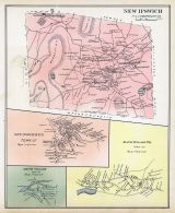 New Ipswitch, New Ipswitch Town, BankVillage, Smith Village, New Hampshire State Atlas 1892